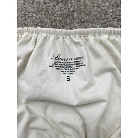 Lovers + Friends Just Don't Care Women's Swim Top Star Off Shoulder Size Small - Picture 4 of 4